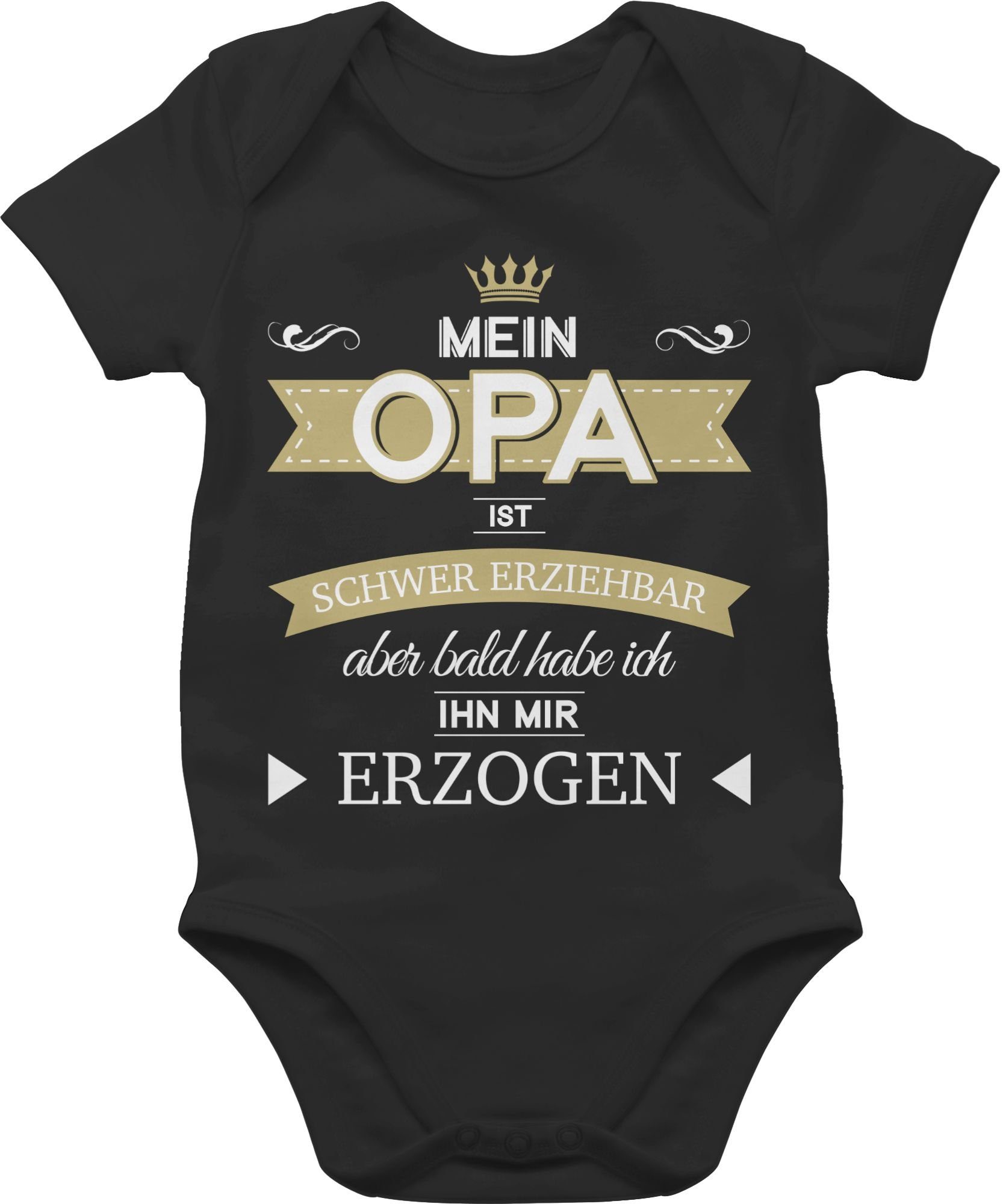 Shirtbody Mein Opa ist schwer erziehbar bald habe ich ihn mir erzogen