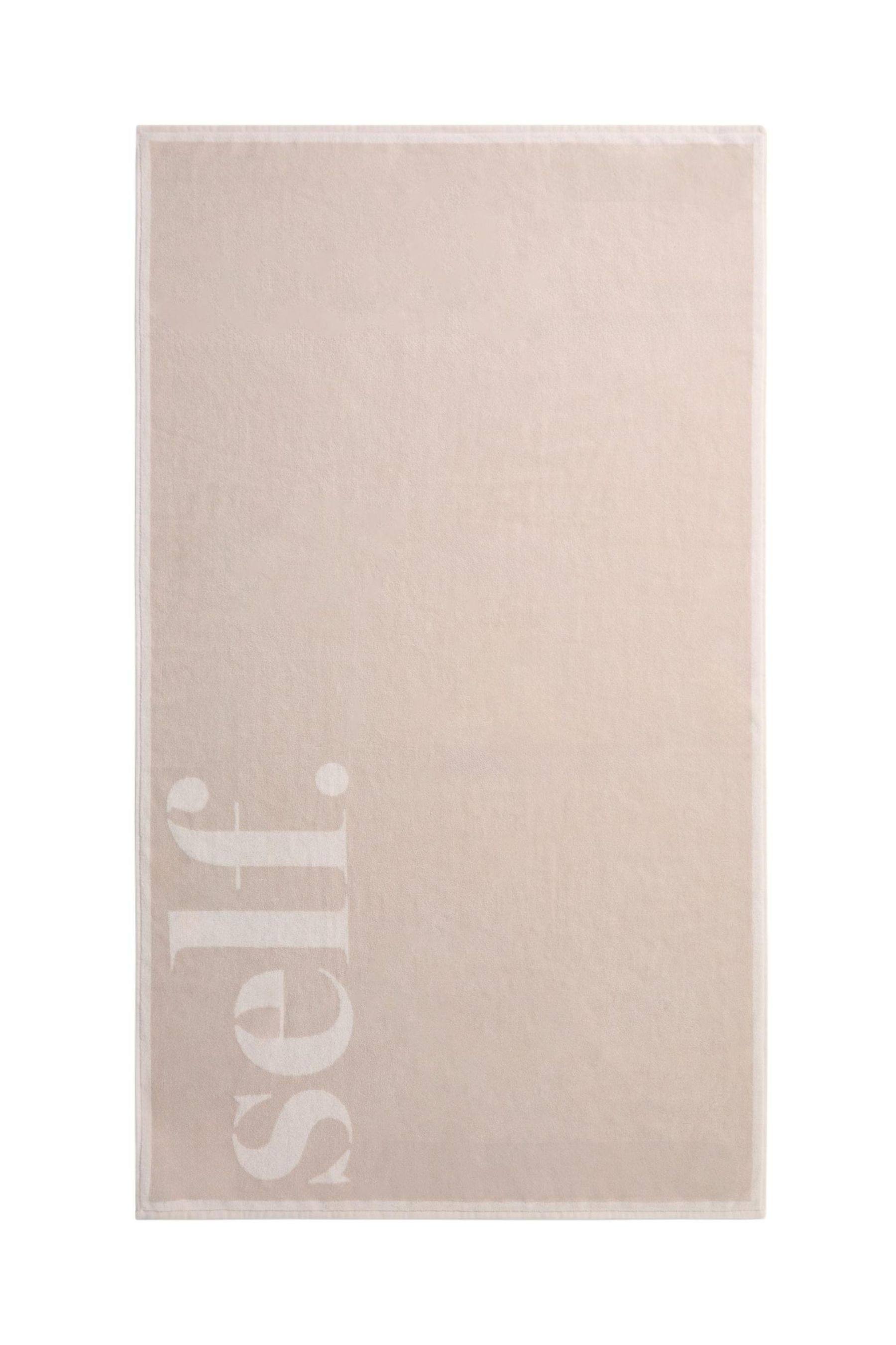 self Strandtuch Self. Handtuch mit Logo günstig online kaufen