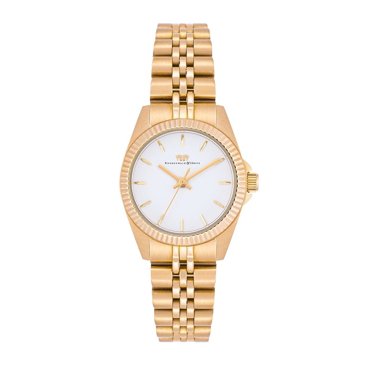 Rhodenwald & Söhne Quarzuhr Cassina gelbgold, günstig online kaufen