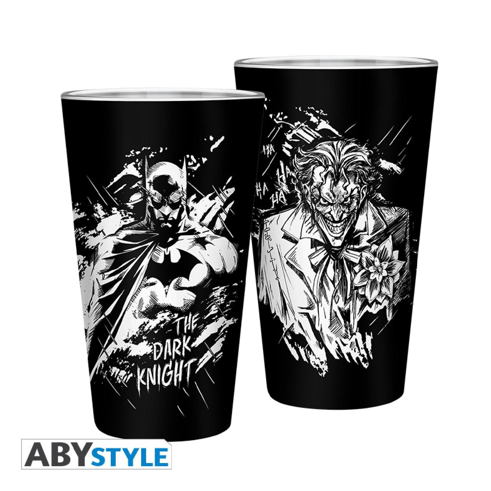 ABYstyle Glas DC COMICS - Large Glass - 400ml - Batman & Joker -