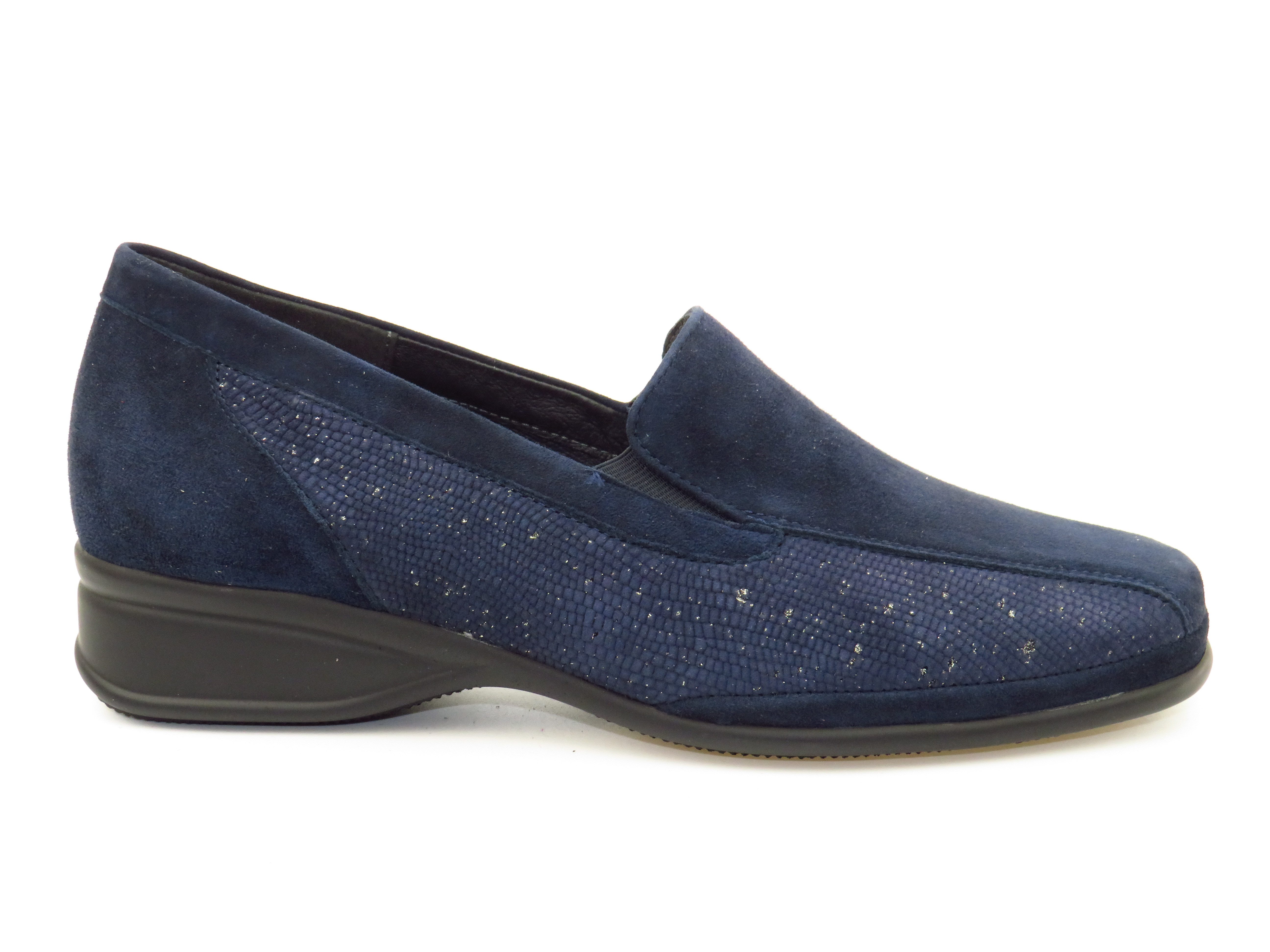 Ria Samt Glitzer Midnight Slipper