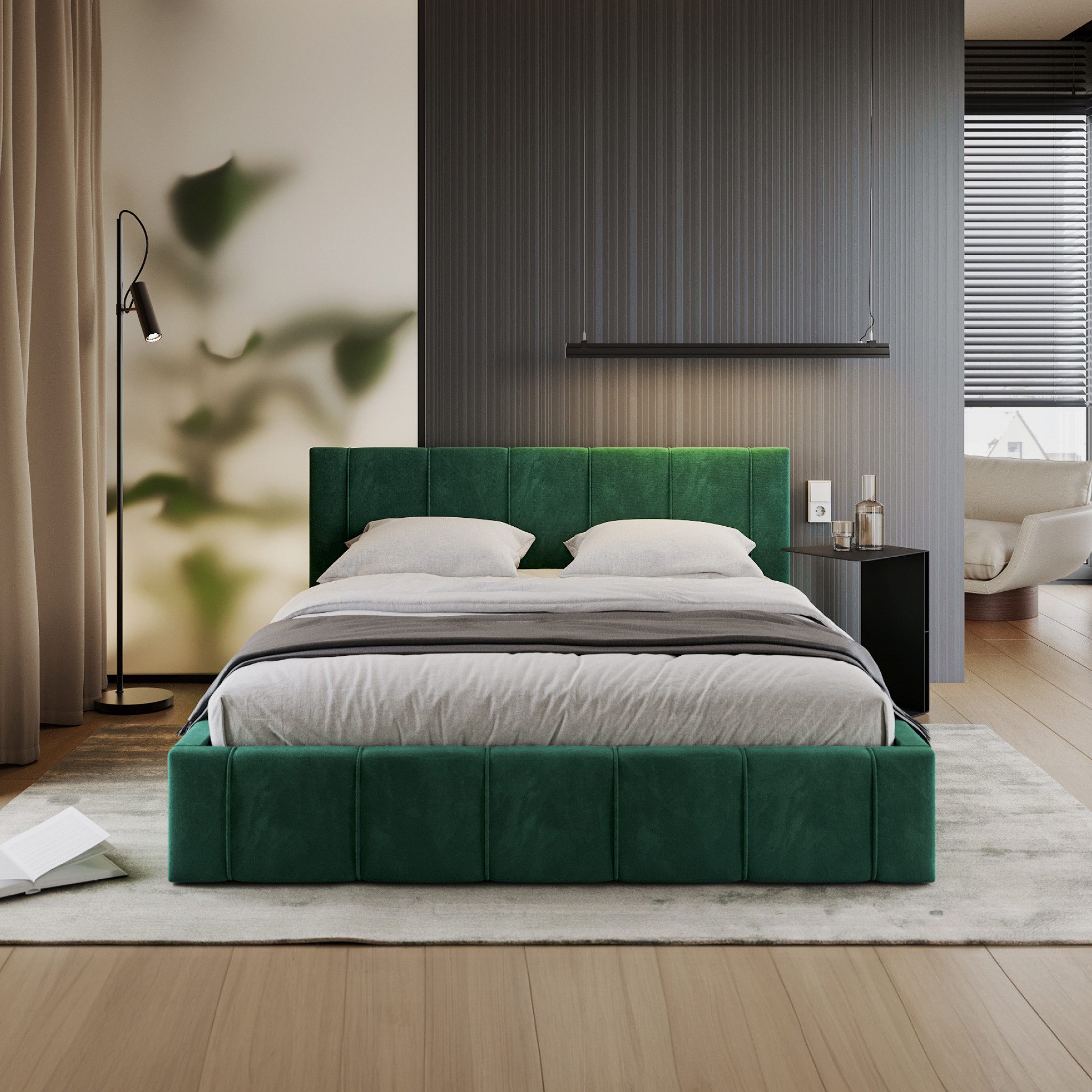 FDM Polsterbett FLORIDA Bettgestell 90x200, 120x200, günstig online kaufen
