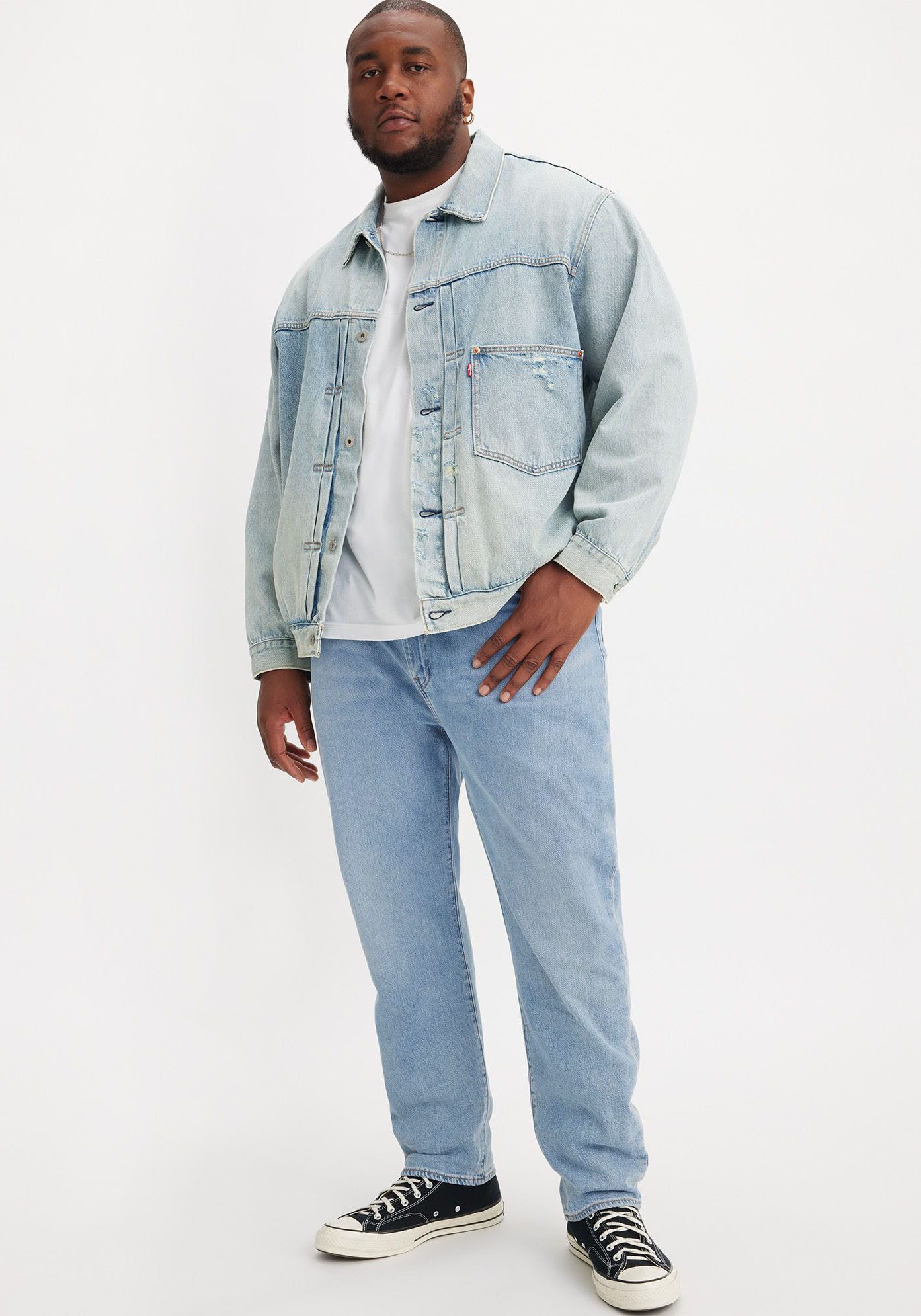 Levi's® Plus Tapered-fit-Jeans 512 in authentischer Waschung
