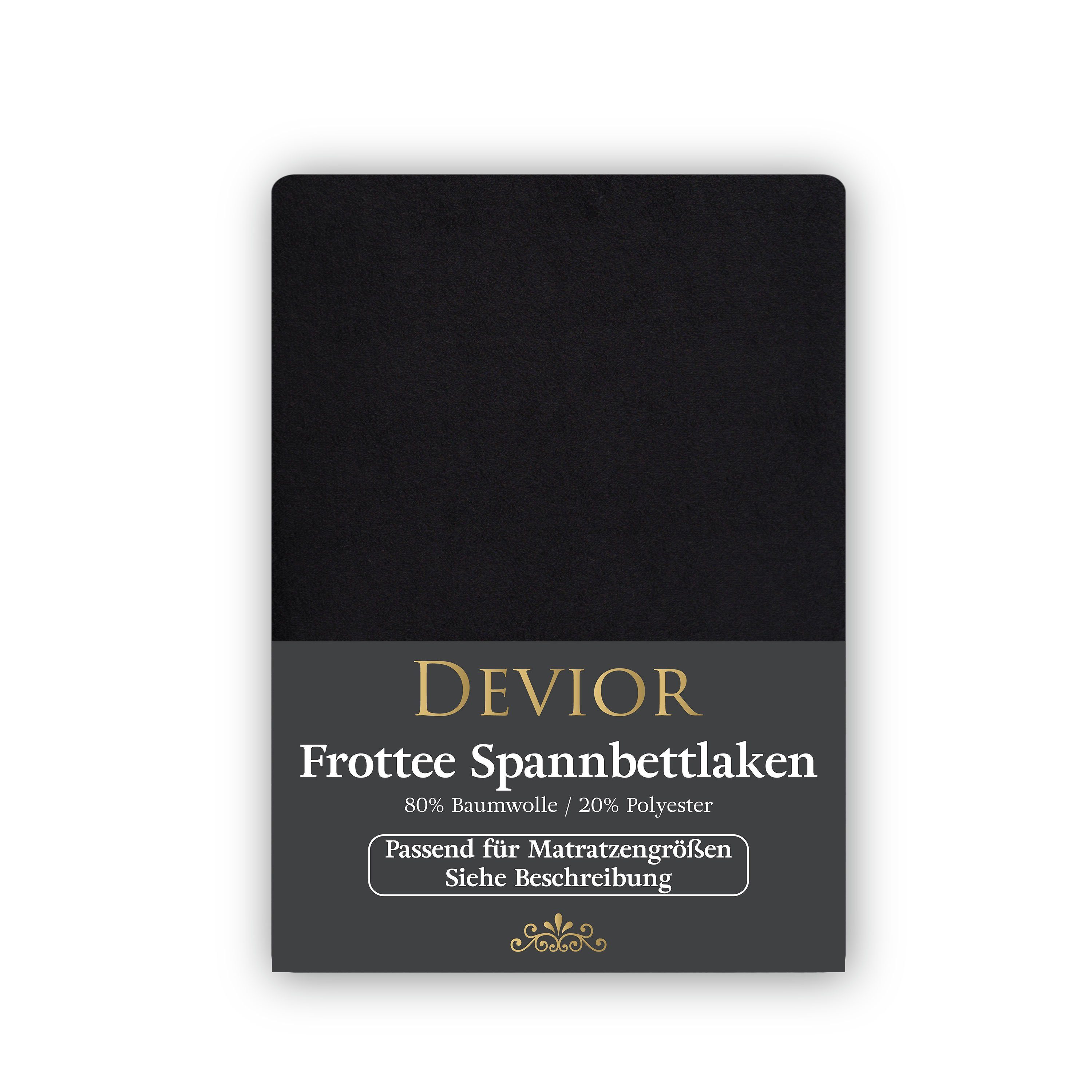 Devior Spannbettlaken Frottee 80% Baumwolle 20% günstig online kaufen
