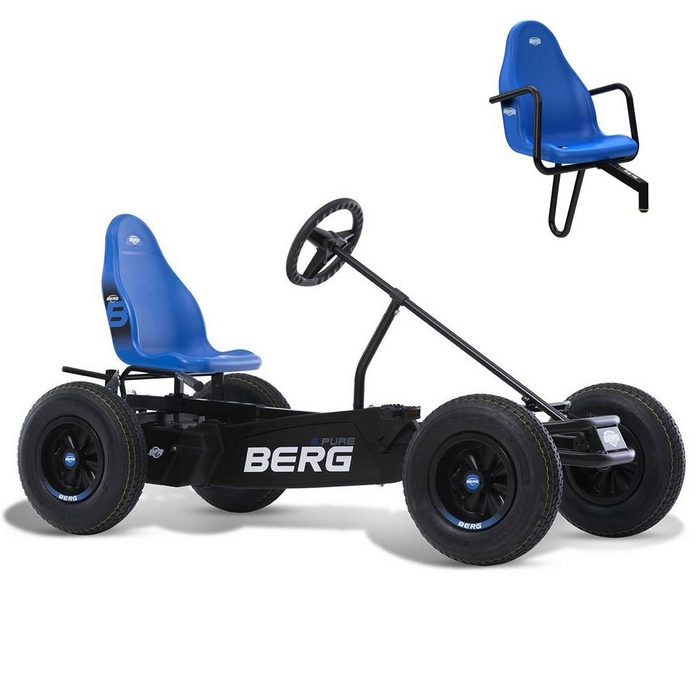 Berg Go-Kart BERG Gokart B. Pure Blue blau BFR inkl. Soziussitz inkl. Zweitsitz