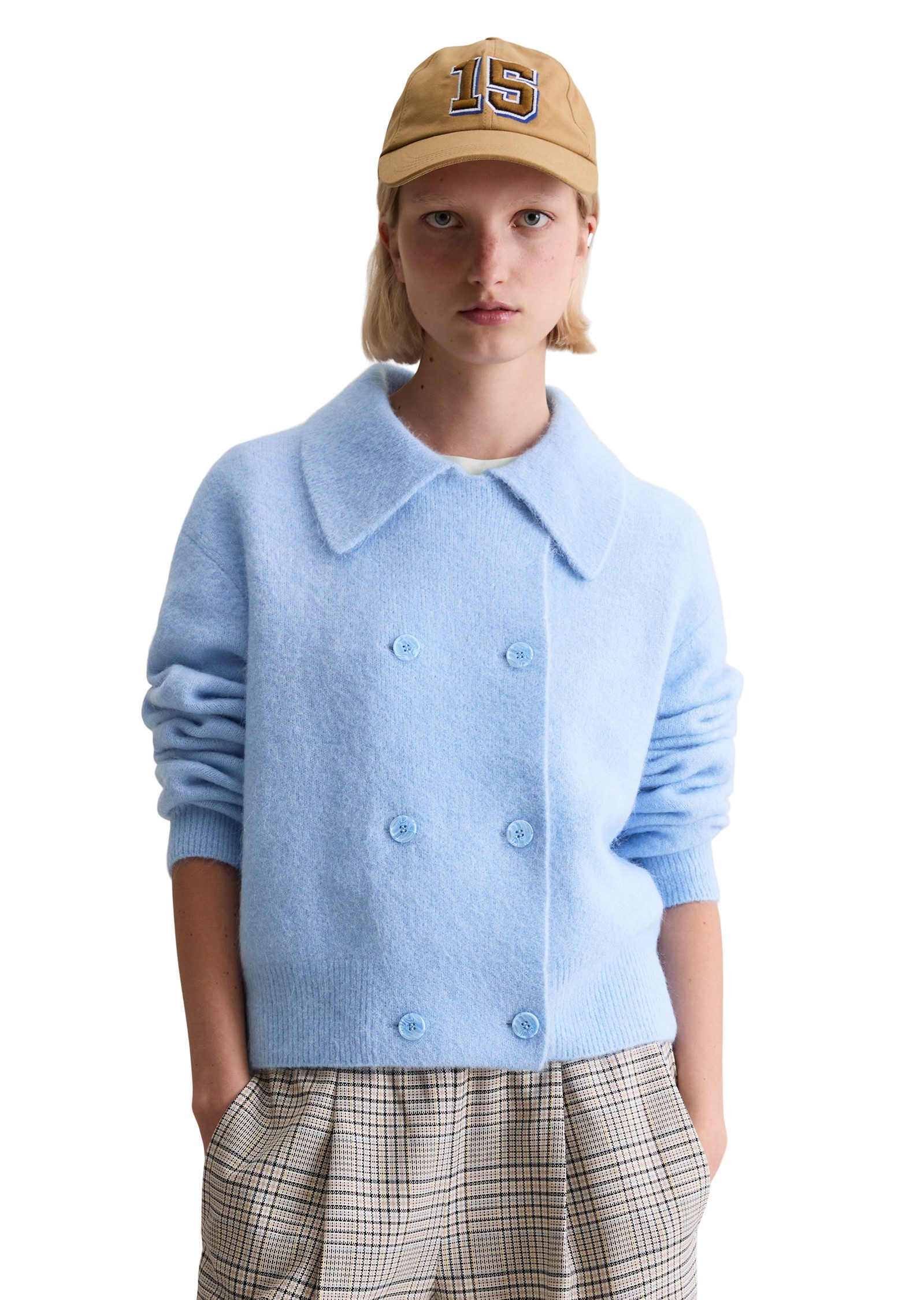 Marc O'Polo DENIM Cardigan aus Alpakawolle-Wolle-Mix