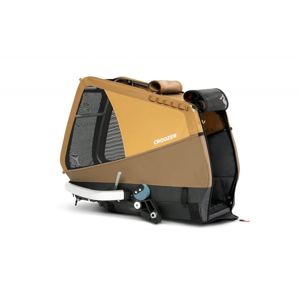 Croozer Fahrradhundeanhänger Dog Enna Hundeanhänger für kleine Hunde moss green