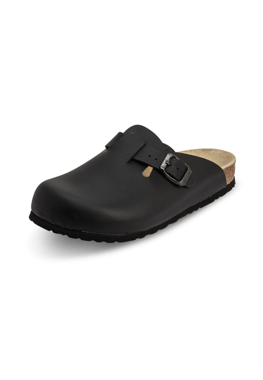Unisexschuhe Clog Vollrindleder Hausschuh