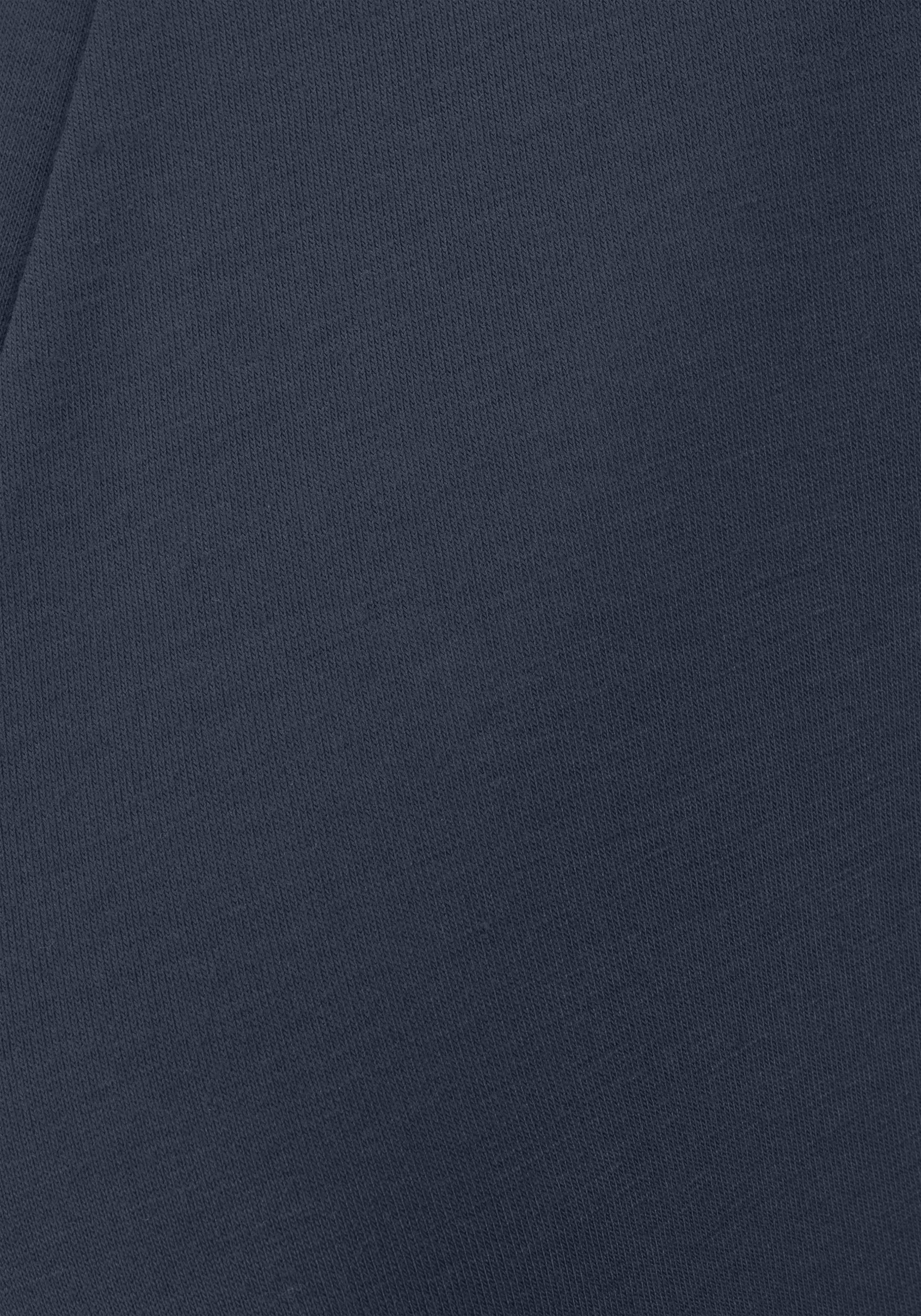 LASCANA Kimono, Kurzform, Jersey, Gürtel, mit Spitze am Ärmelsaum