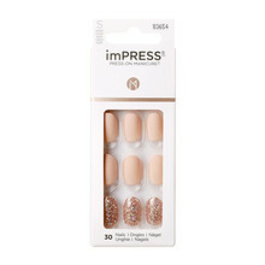 Kiss Couture Kunstfingernägel Self-adhesive nails imPRESS Evanesce 30 pcs