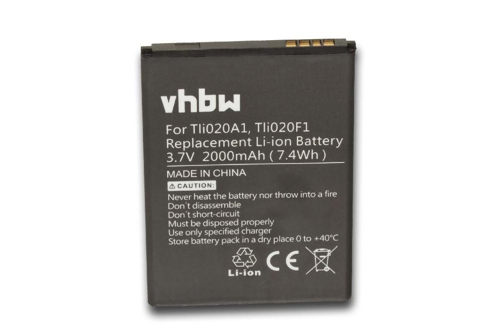 vhbw kompatibel mit Optus X Spirit Smartphone-Akku Li-Ion 2000 mAh (3,8 V)