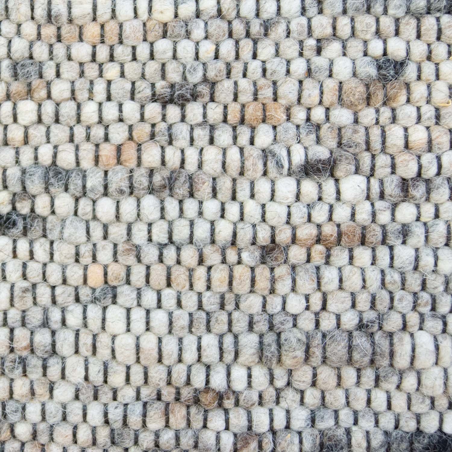 TaraCarpet Wollteppich TaraCarpet Handwebteppich Frankeneck, rund, Höhe: 13 mm, Handgewebter Teppich gewalkt Wohnzimmer Schlafzimmer Esszimmer 130x130