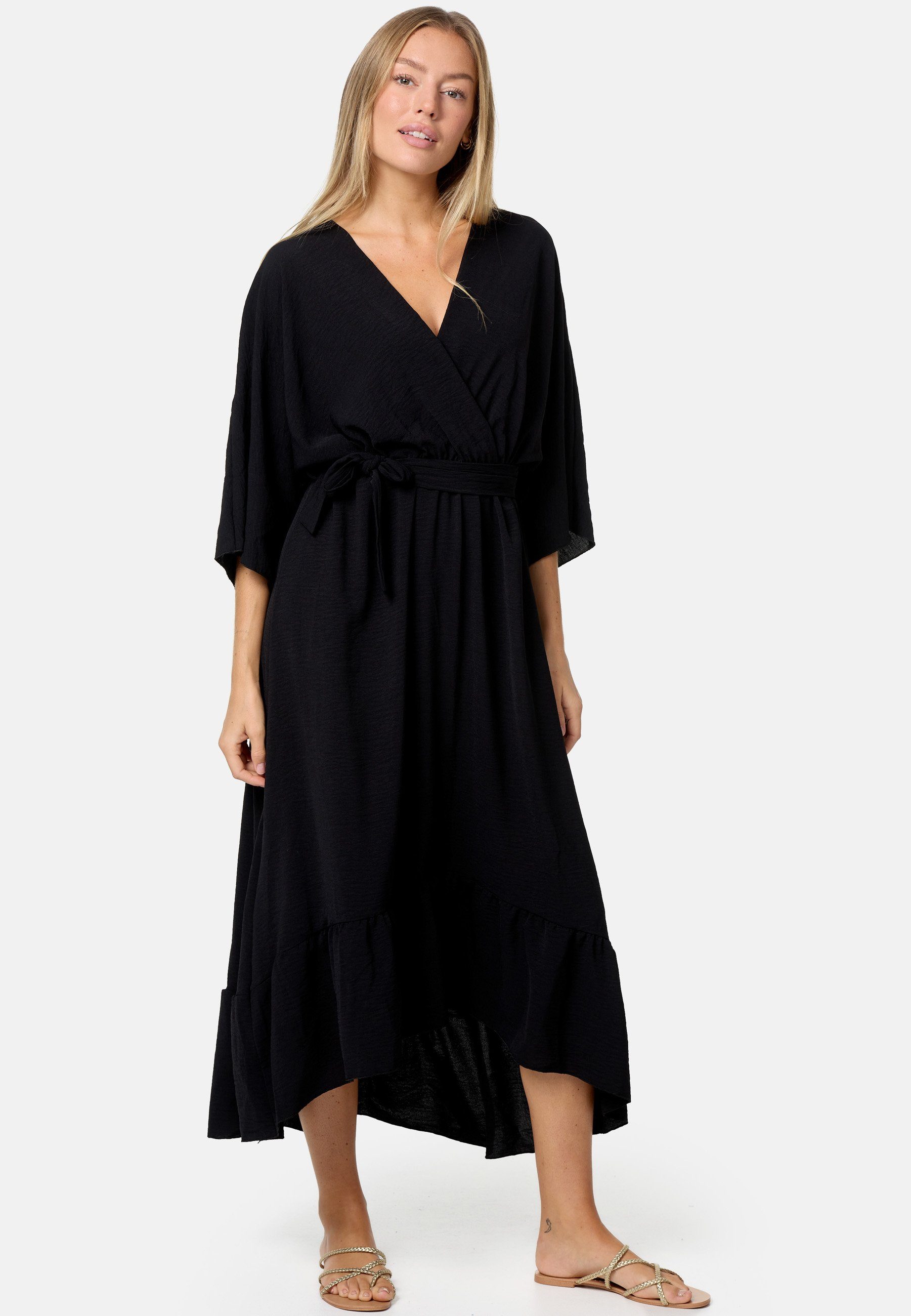 Rayshyne Maxikleid PM-25 (Midi Wickelkleid Optik Sommerkleid in Einheitsgrö günstig online kaufen