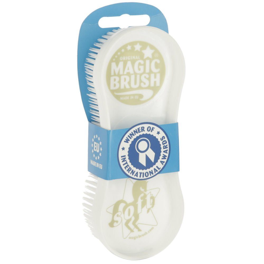 MagicBrush Pferdebürste Magic Brush Soft Bürste white lily