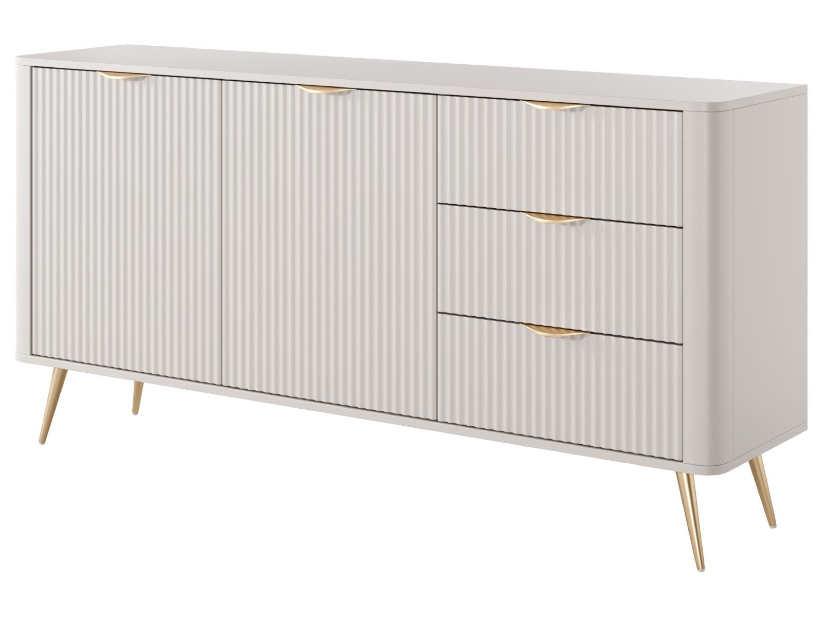 Kommode Beige Gold