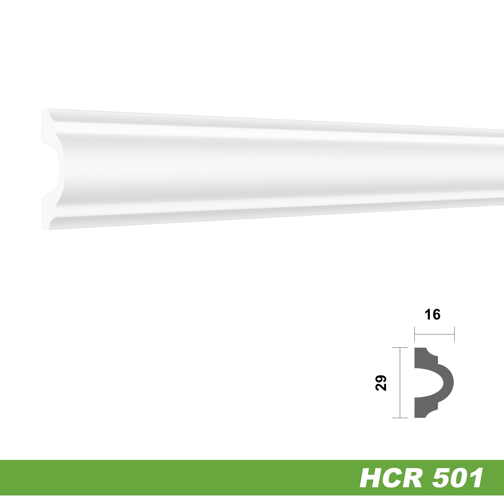Hexim Zierleiste HCR501, 10 Meter / günstig online kaufen