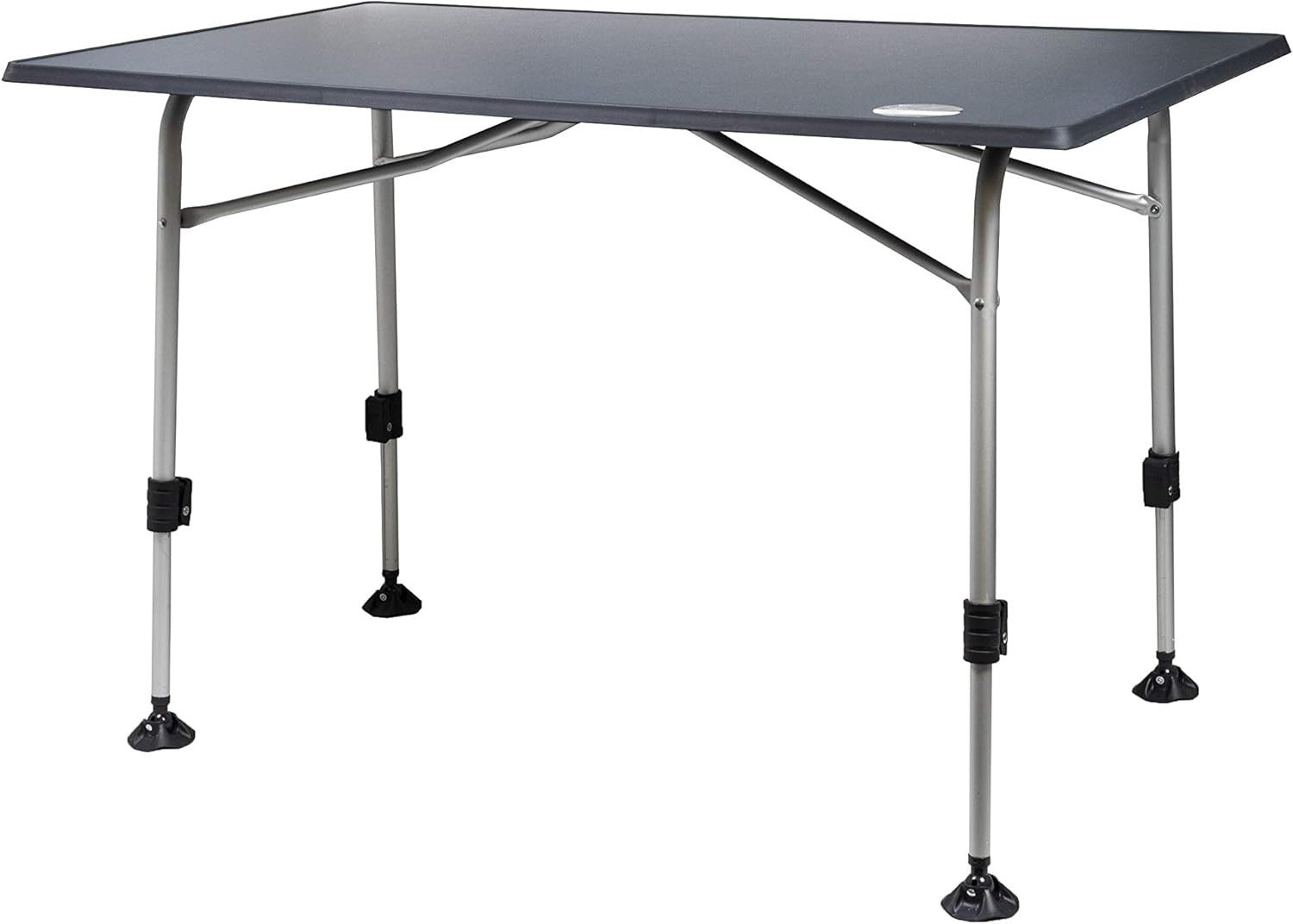 Portal Campingtisch Monte Carlo Tisch 115x70cm (1 Tisch, 1-St., 1 Tisch), wetterfest / klappbar / mit höhenverstellbaren Beinen