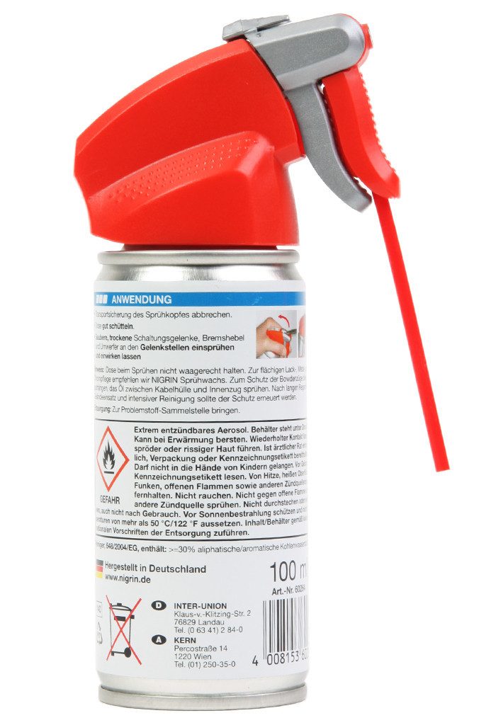 NIGRIN Multifunktionsöl Reinigungs- und Pflegeöl Fahrräder 100ml – Bild 2 von 5