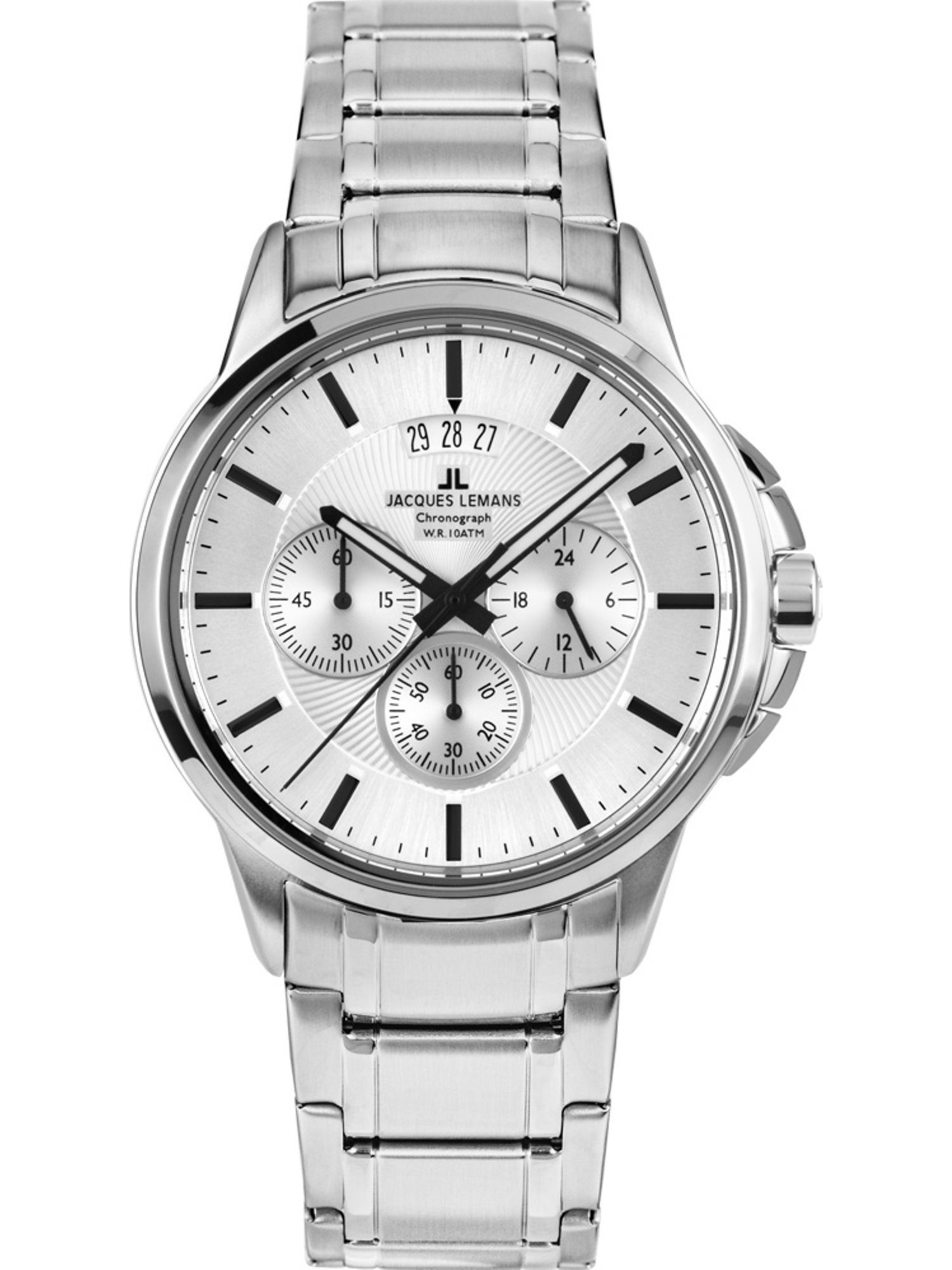 Chronograph Jacques Lemans Herren-Uhren Analog Quarz