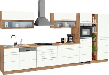 HELD MÖBEL Küchenzeile »Wien«, mit E-Geräten, Breite 440 cm, wahlweise mit Induktion