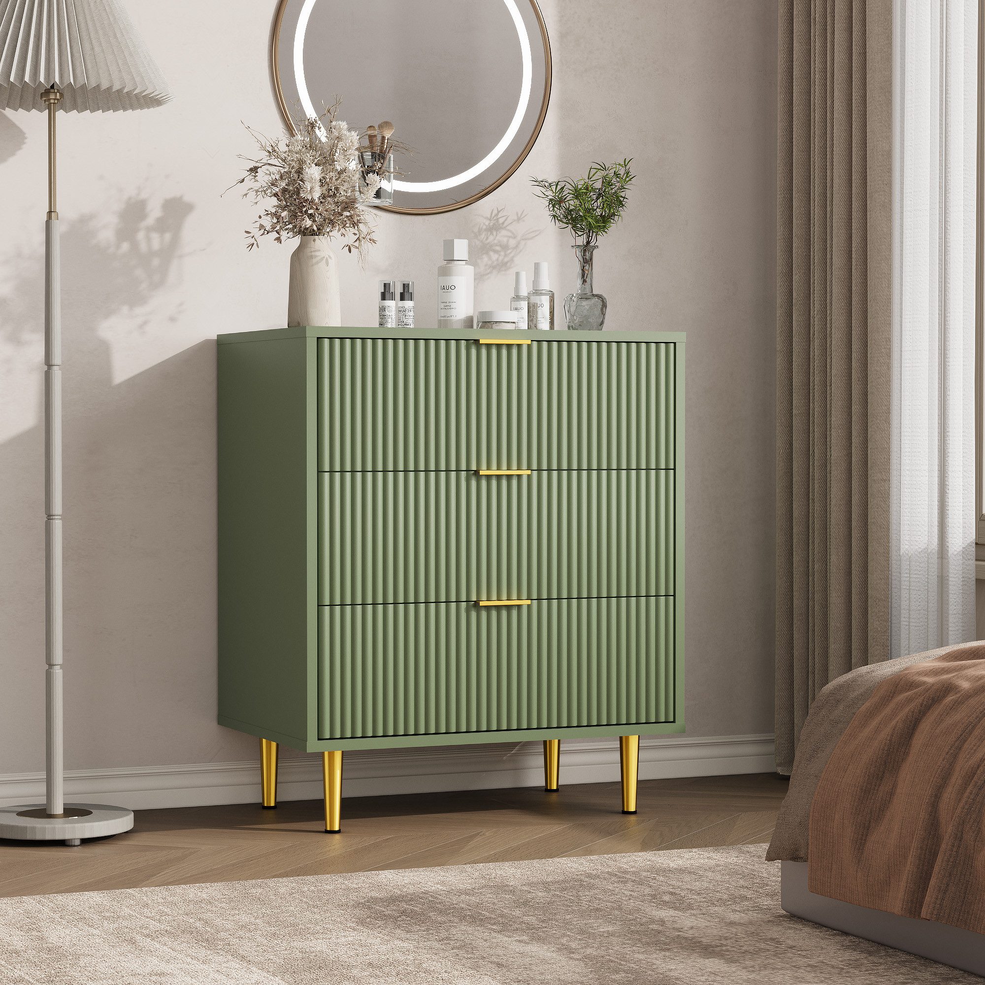 GARVIDA Kommode mit 3/ 4 / 6 Schubladen Sideboard Komodenschrank Schubladenschrank