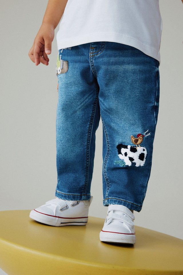 Next Dehnbund-Jeans Loose Fit Schlupfjeans (1-tlg)