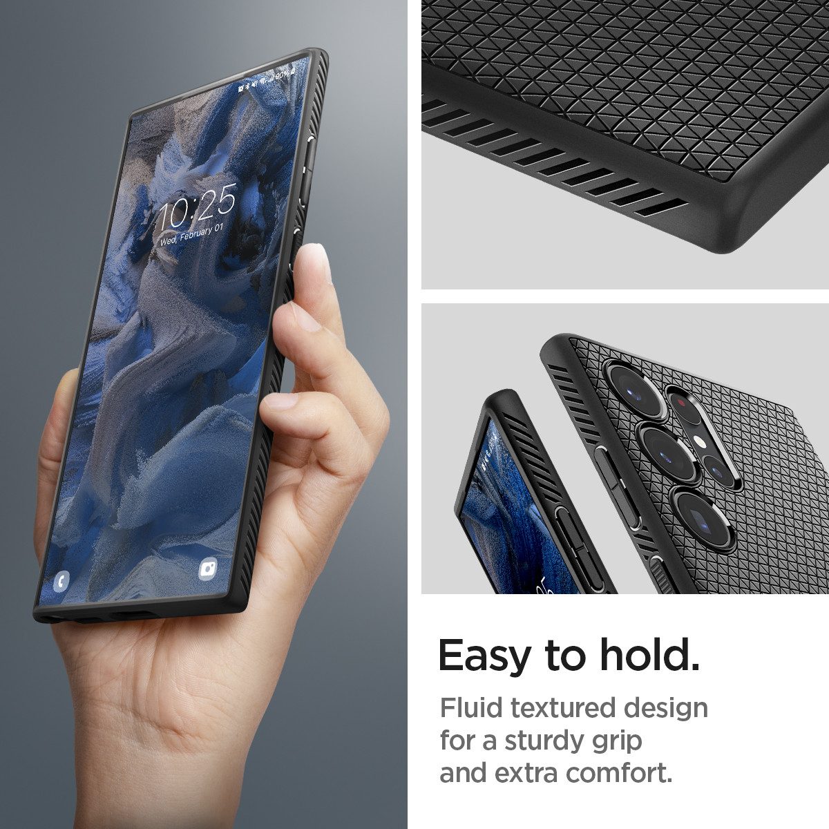 Spigen Handyhülle Hülle für Samsung Galaxy S23 Ultra Case Schutzhülle Robust 6,8 Zoll, 360-Grad Schutz, Kabelloses Laden, Robust, Schocksicher, Waschbar