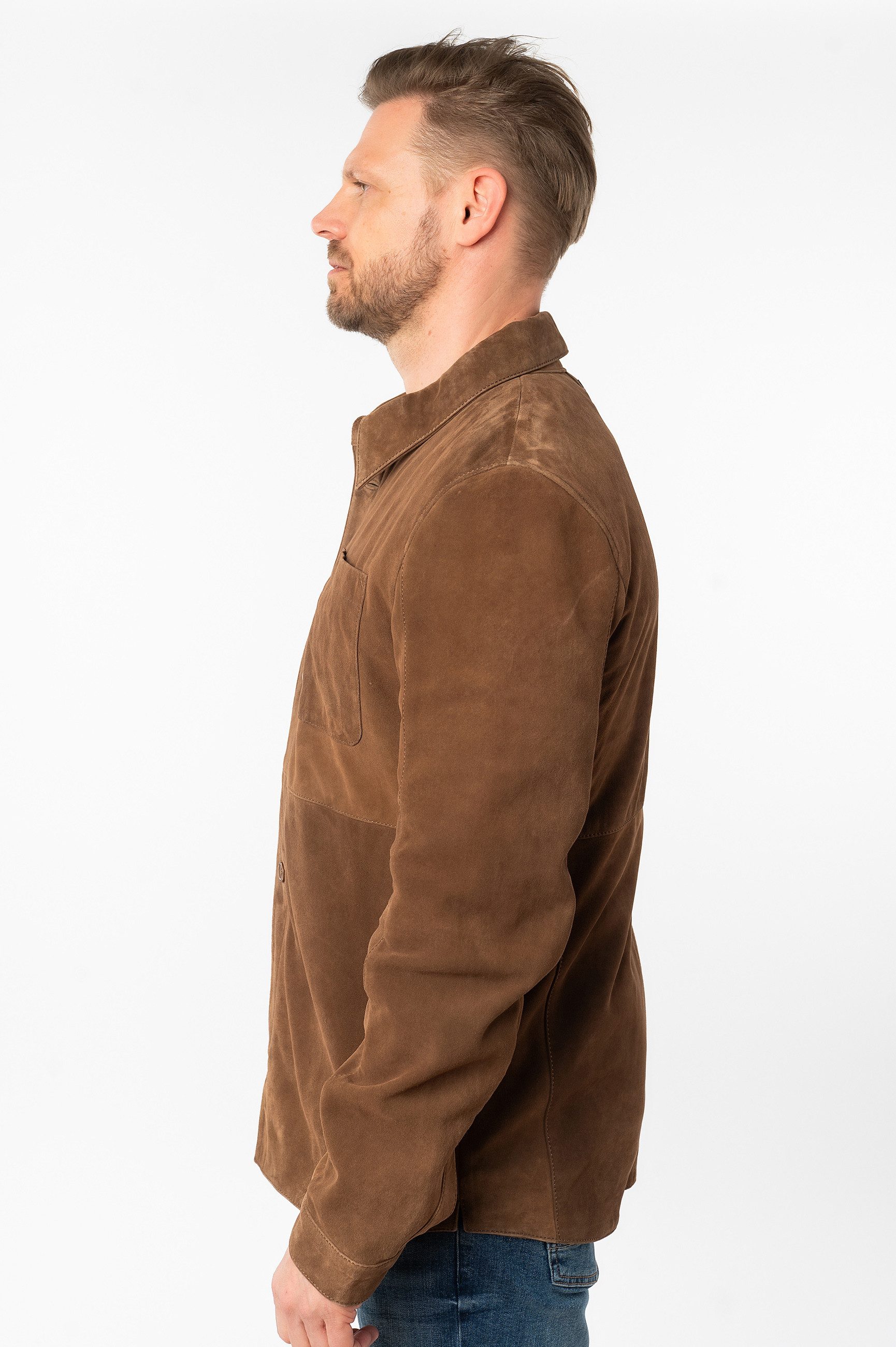 Mauritius Langarmhemd MMJarom aus Leder günstig online kaufen