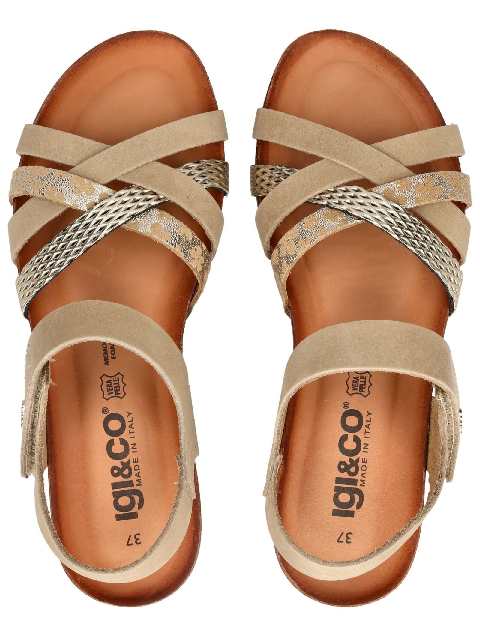 IGI & CO IGI & CO Sandalen Nubukleder Riemchensandale