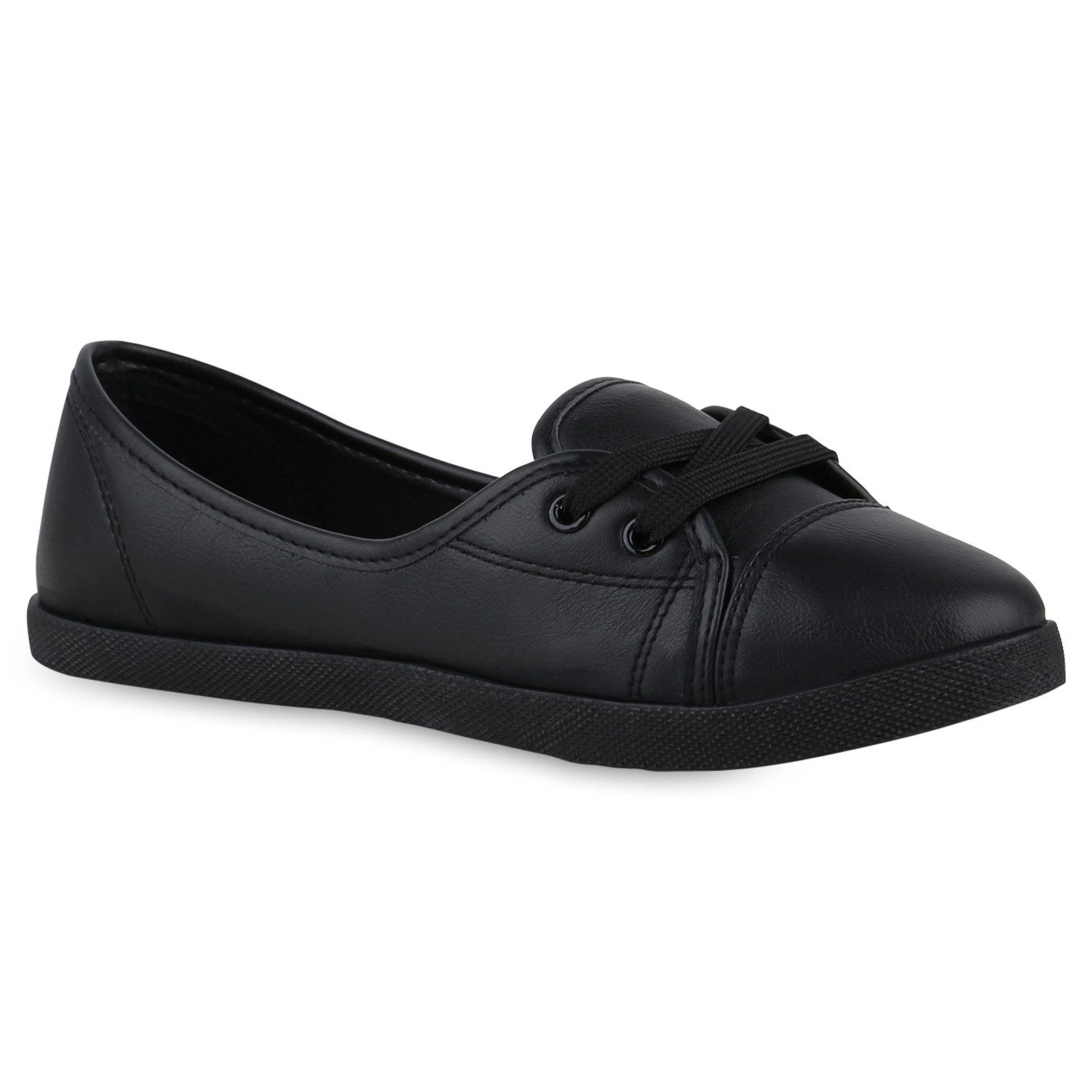 VAN HILL 841299 Sneaker Ballerinas Damen Sportliche Ballerinas Bequeme Basic Freizeit