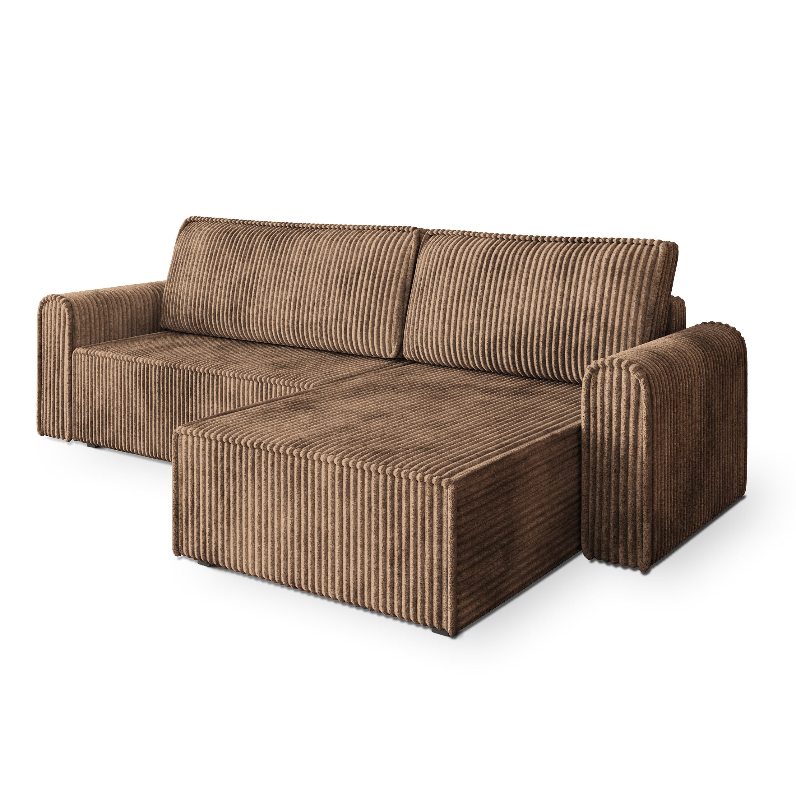 Masseno Ecksofa VALTINO mit Schlaffunktion L-Form, Sofa mit Bettkasten