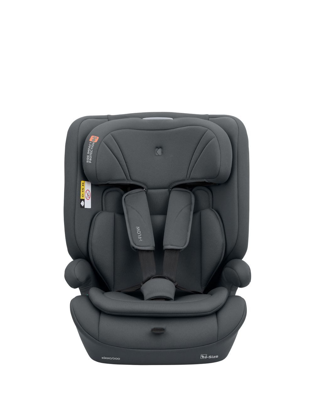 Kikkaboo Autokindersitz Kindersitz i-Flow i-Size, ab: 0, bis: 12, (76-150) Kopfstütze verstellbar 5-Punkt-Gurt