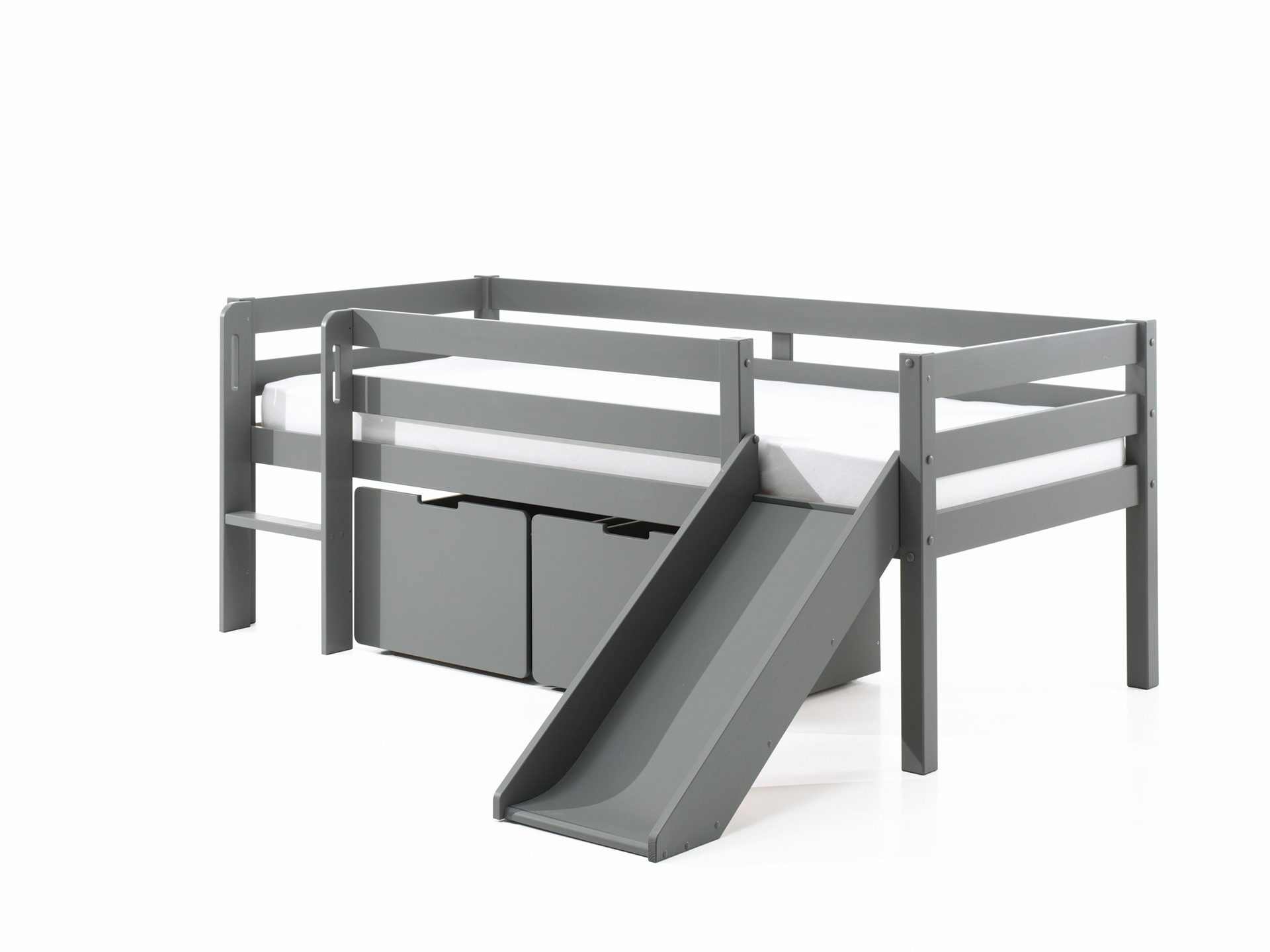 Vipack Spielbett "Pino, Kiefer massiv, mit Rolllattenrost, 2 Rollboxen, Mad günstig online kaufen