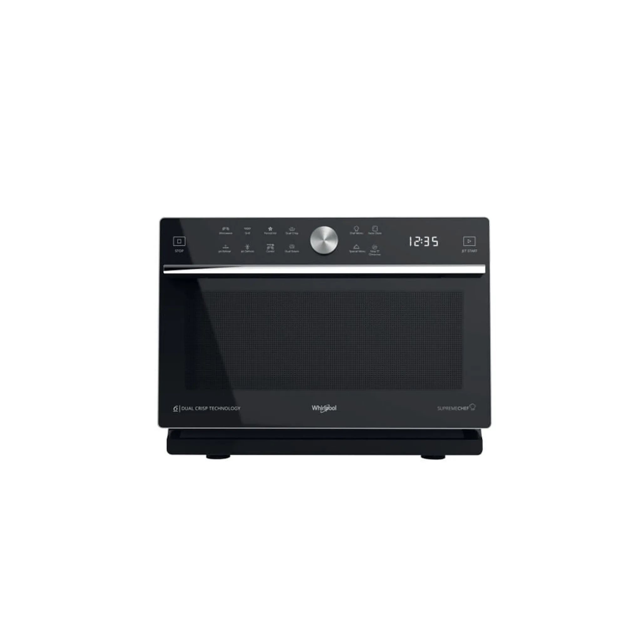Whirlpool Backofen mit Mikrowelle Supreme Chef Supreme Chef MWSC 933 SB, 6TH SENSE Technologie, CrispFry, Jet Start, Jet Defrost, Dampffunktion