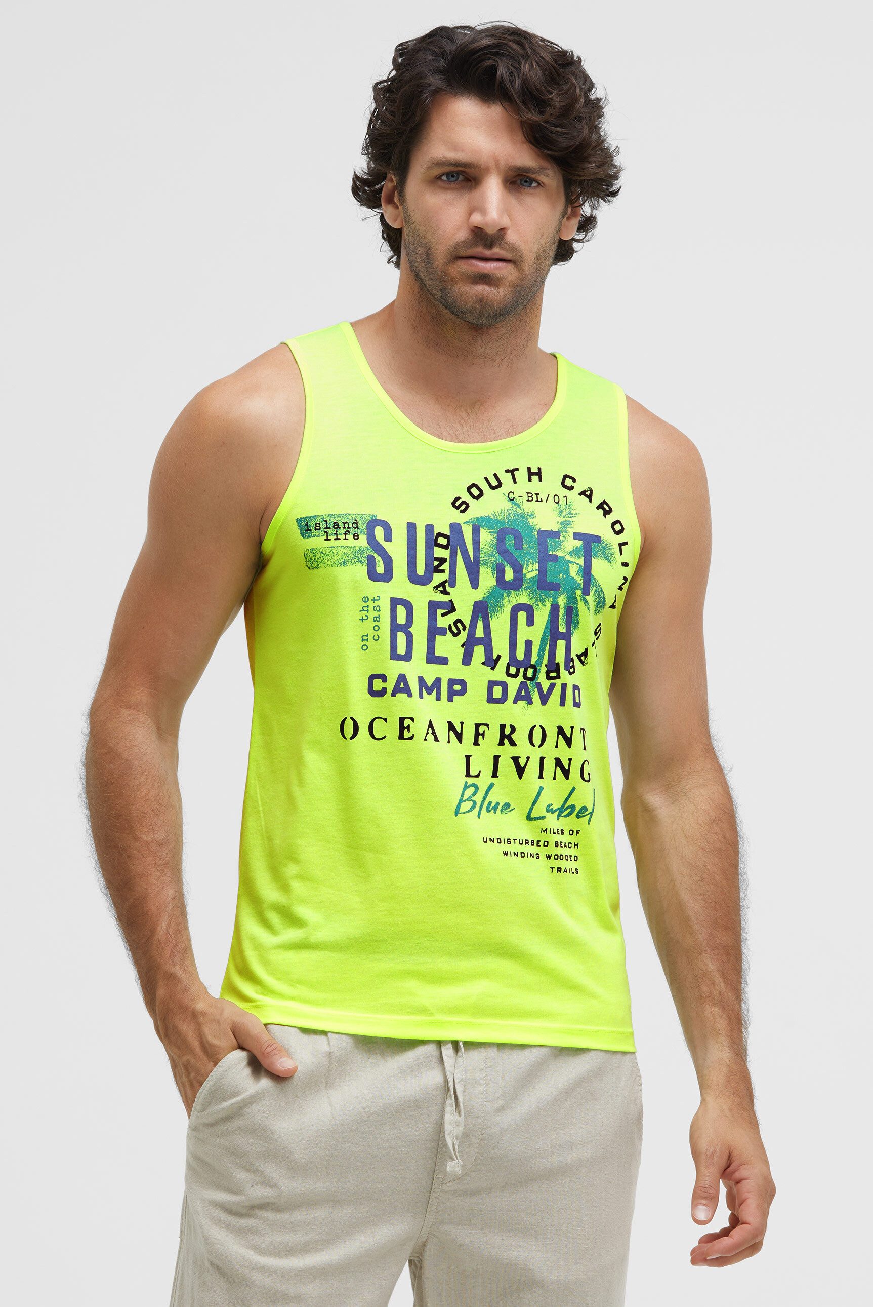 CAMP DAVID Tanktop mit Baumwolle