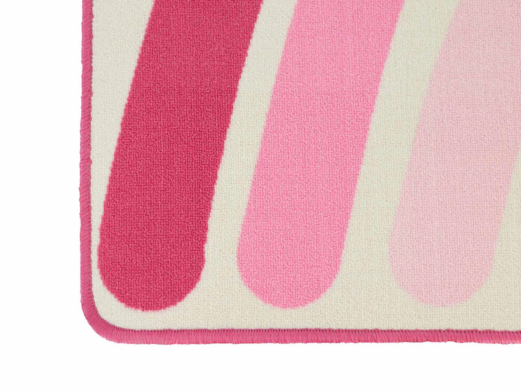 Primaflor-Ideen in Textil Kinderteppich RAINBOW, rechteckig, Höhe: 5 mm, Kurzflor, Motiv Regenbogen, Kinderzimmer