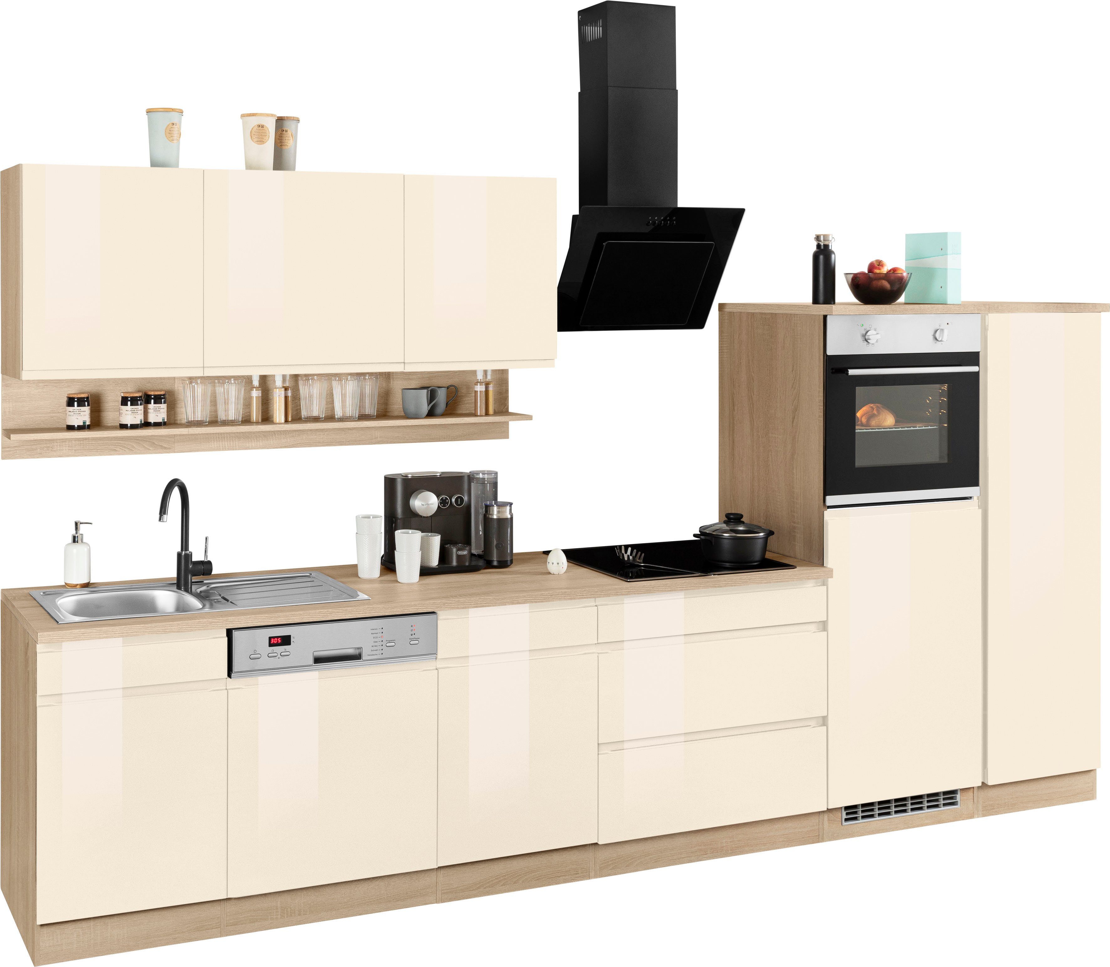 KOCHSTATION Küchenzeile KS-Virginia, Breite 350 cm, günstig online kaufen