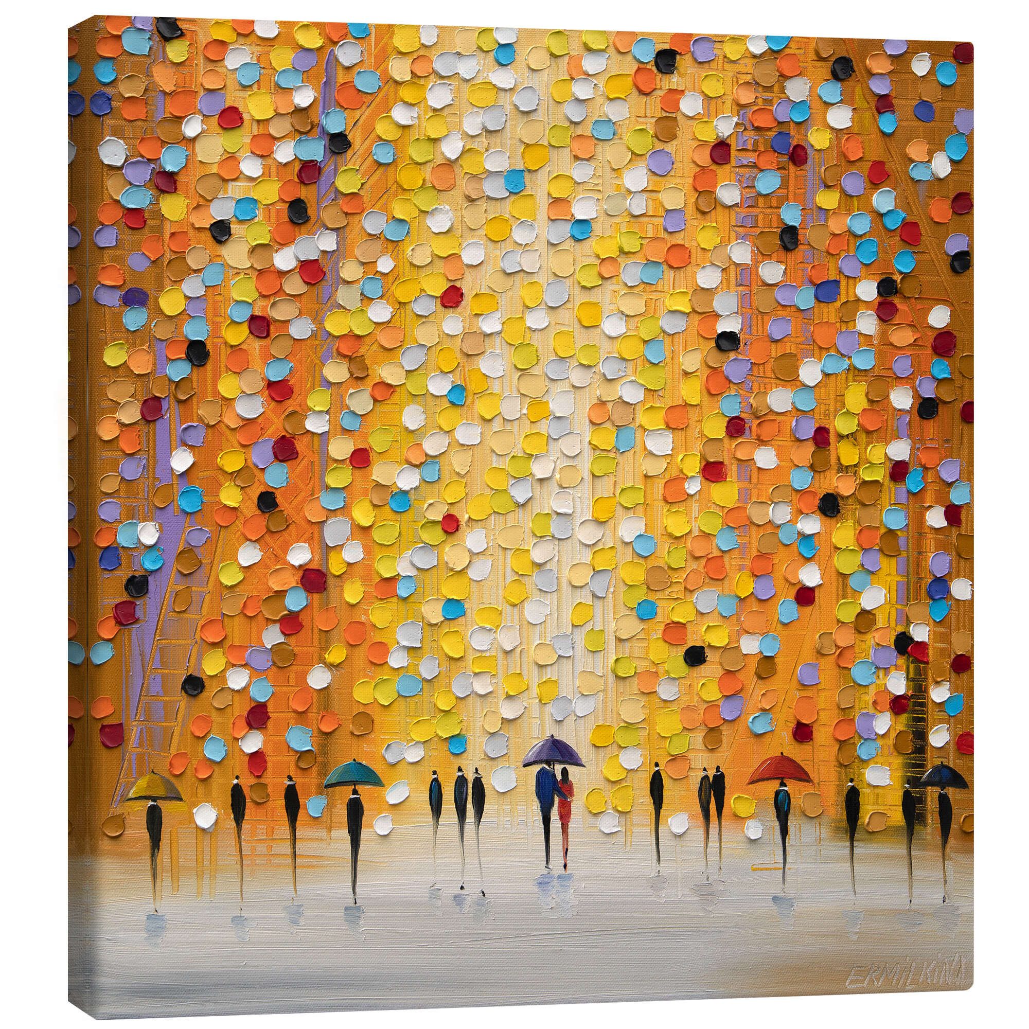 Posterlounge Wandbild Yesterday's Rain, Ekaterina Ermilkina, erhältlich als Poster, Leinwandbild, Wandsticker oder Acrylglasbild