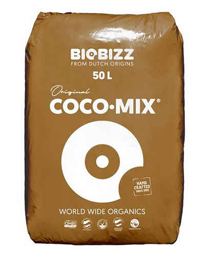 Weedness Blumenerde BioBizz Coco Mix 50 Liter Kokoserde gepresst Blumenerde Kokos