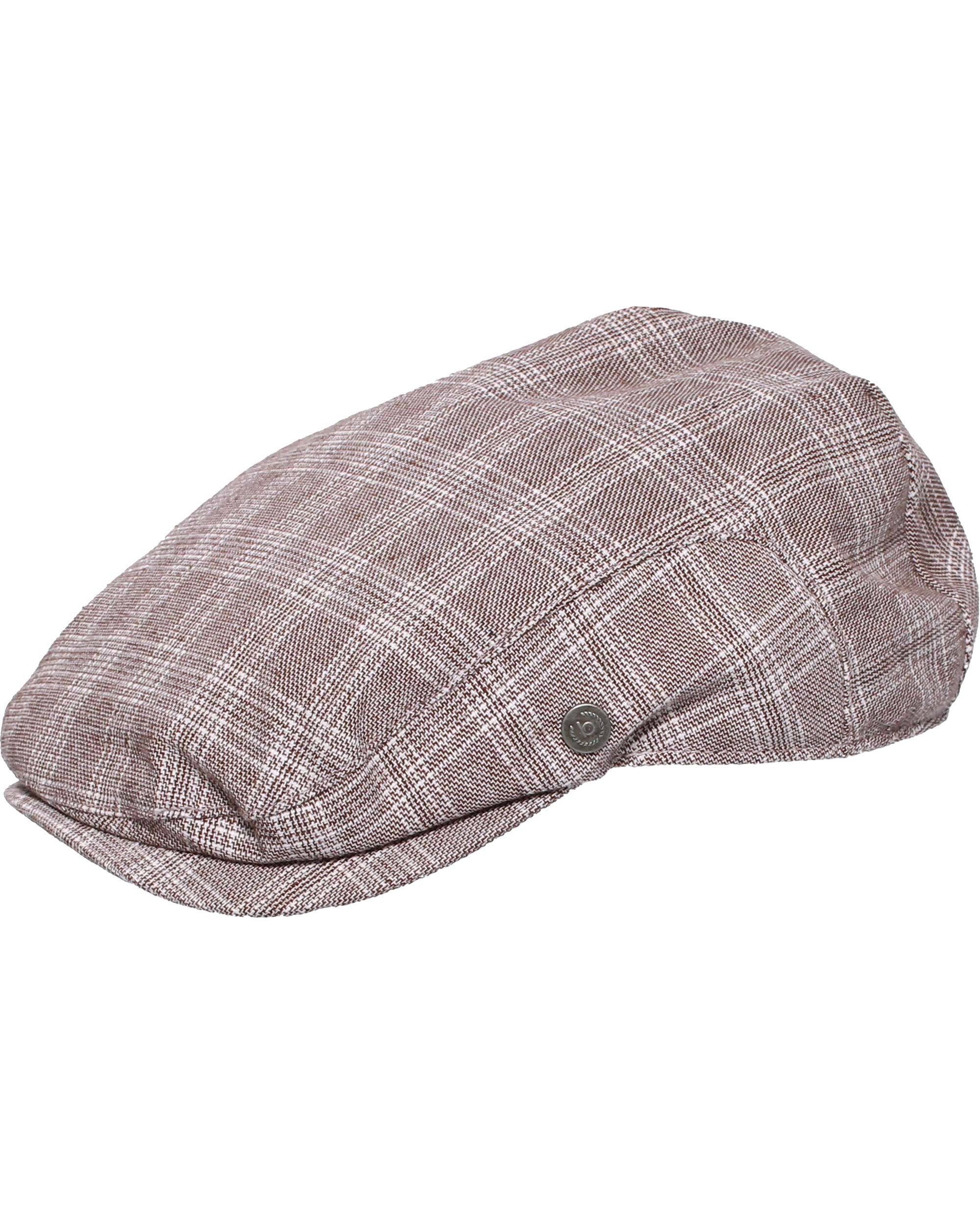 bugatti Flat Cap bugatti Flatcap mit Karomuster in Leinenmischung