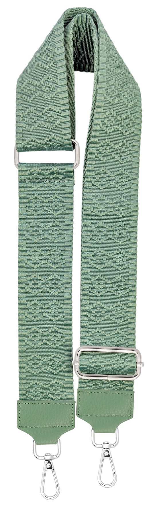 SEVA Schulterriemen Taschengurt,Verstellbarer Taschenriemen,5cm Breiter Schultergurt (Riemen für Tasche, Karabiner in silberner Farbe) Taschengurte zum wechseln, Trageriemen, Made in Italy