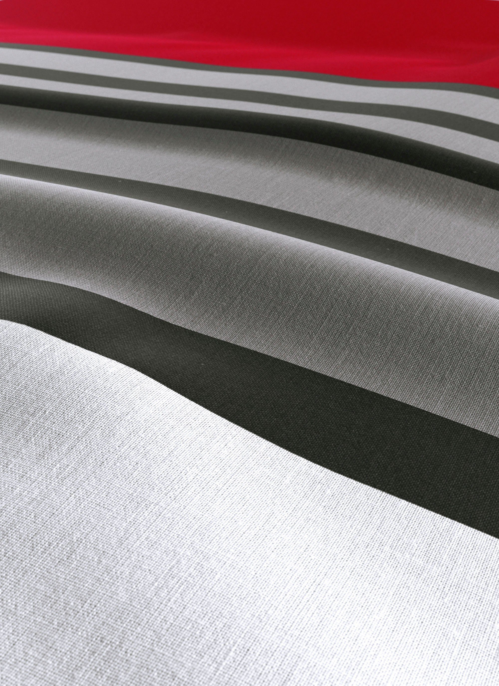 OTTO home Bettwäsche Majoran in 135x200, 155x220 cm u.a. Bettwäsche-Set mit Streifen, Linon, 2 teilig, gestreifte Bettwäsche in 4 Qualitäten, Marke H.I.S by OTT – Bild 3 von 5