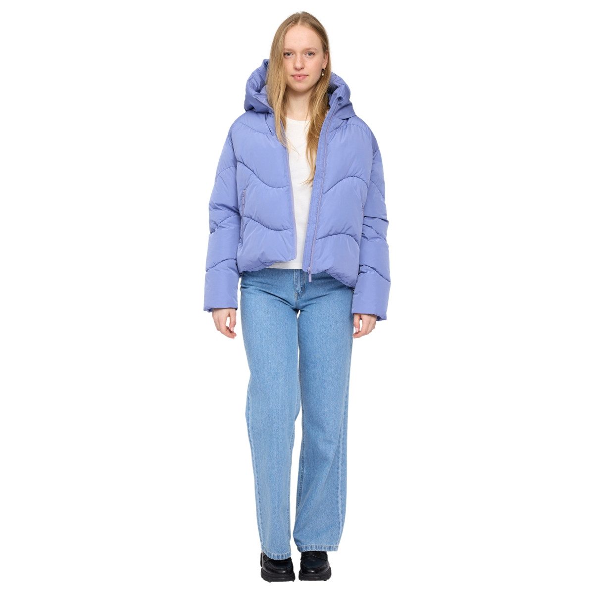 MAZINE Steppjacke Mazine Waves Quilt Short Puffer Jacket - Steppjacke günstig online kaufen