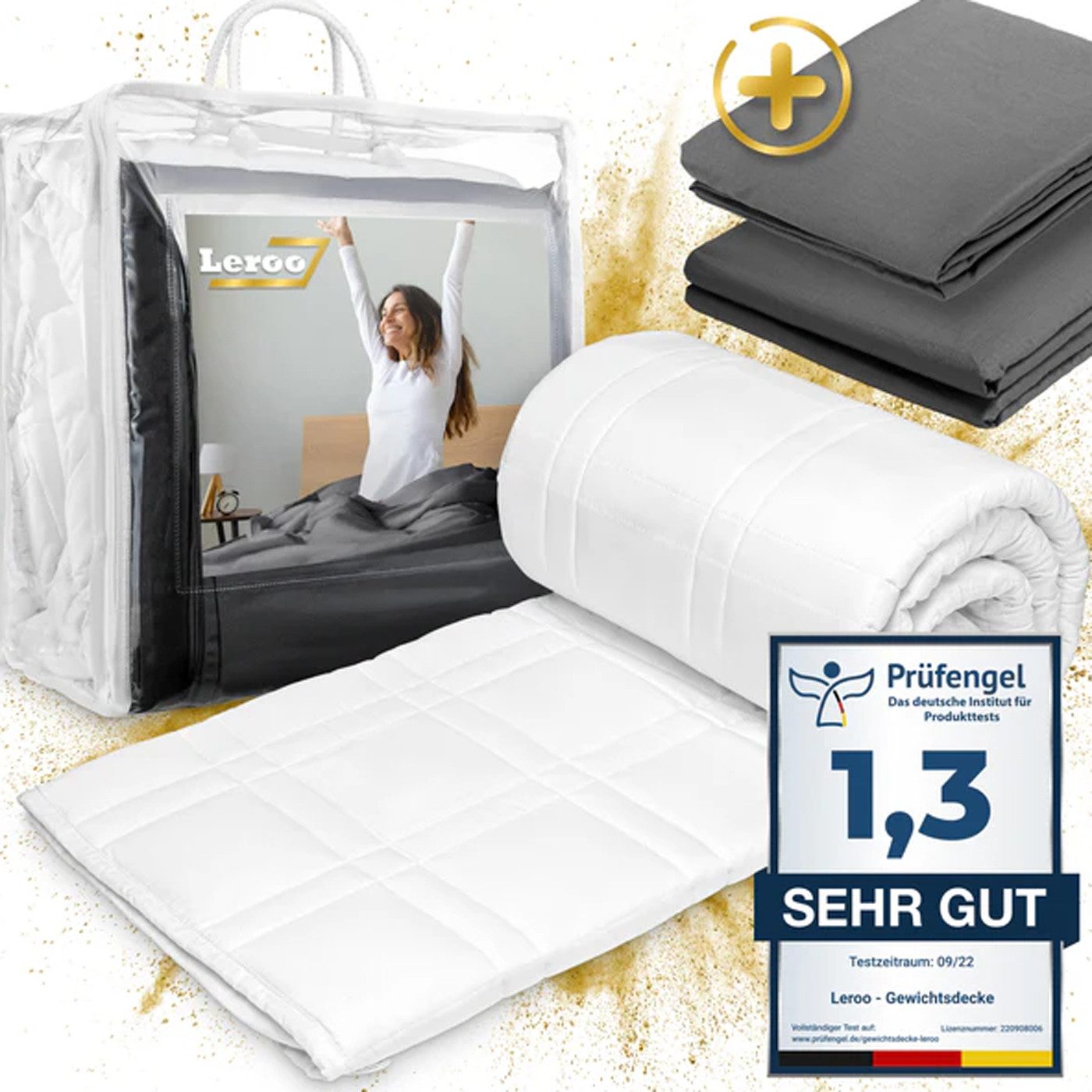 Möbel Akut Gewichtsdecke Gewichtsdecke Bettdecke 135x200 6kg Therapiedecke, günstig online kaufen