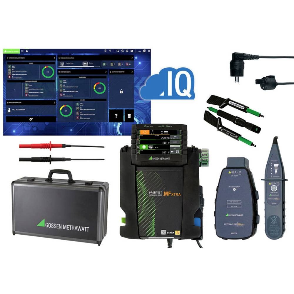 Gossen Multimeter Mess-und Prüfgeräte-Set zur Prüfung der, inkl. Koffer, inkl. Software