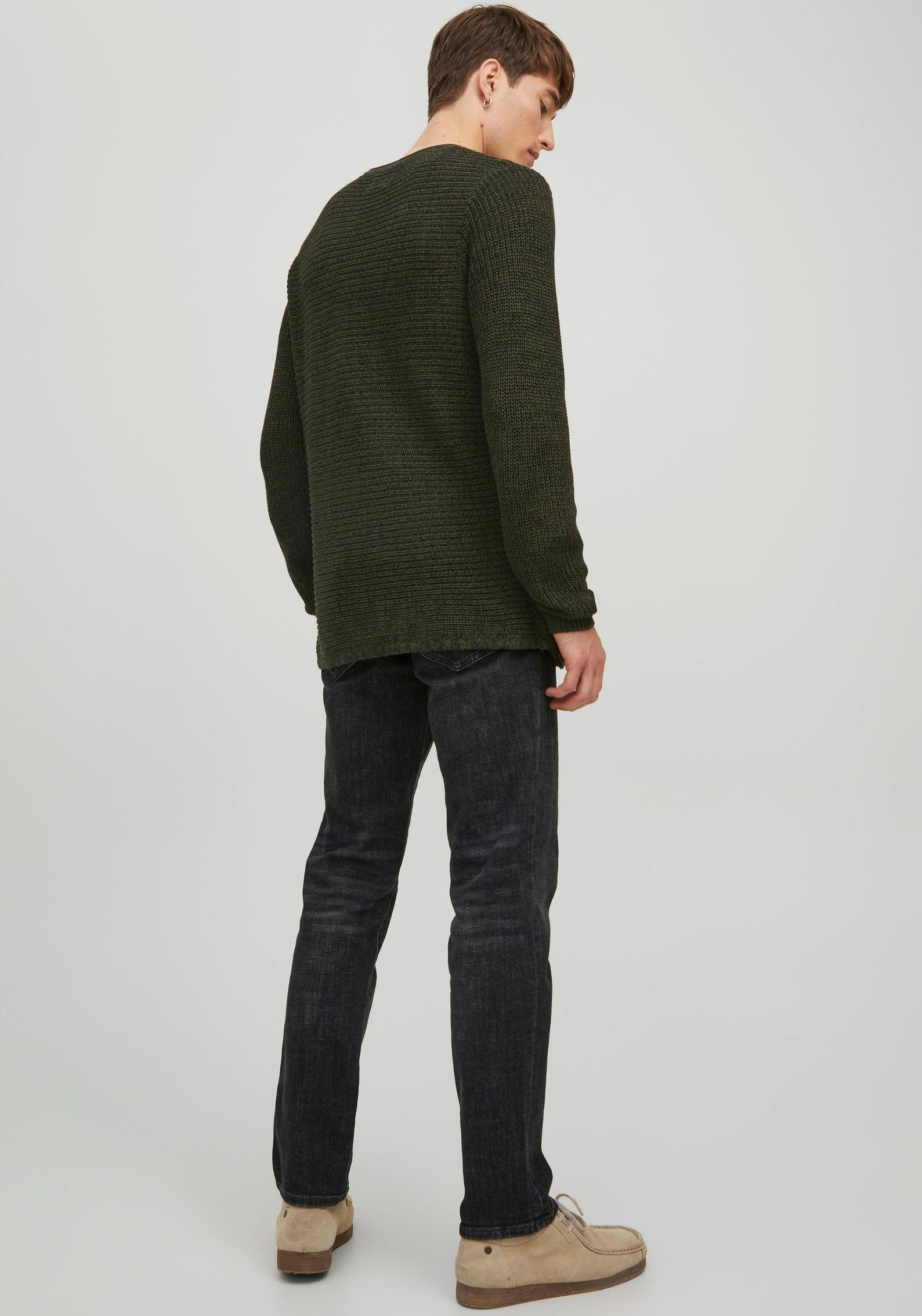 Jack & Jones Rundhalspullover Rosin CREW PHIL KNIT NECK