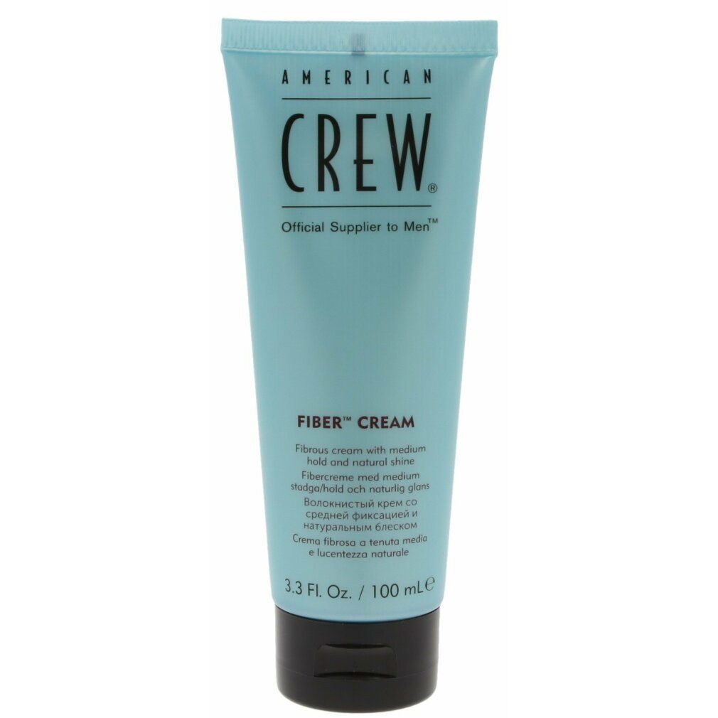 AMERICAN Modelliercreme Crew Fiber Fibrous Cream Medium Hold Natural Shine 100ml