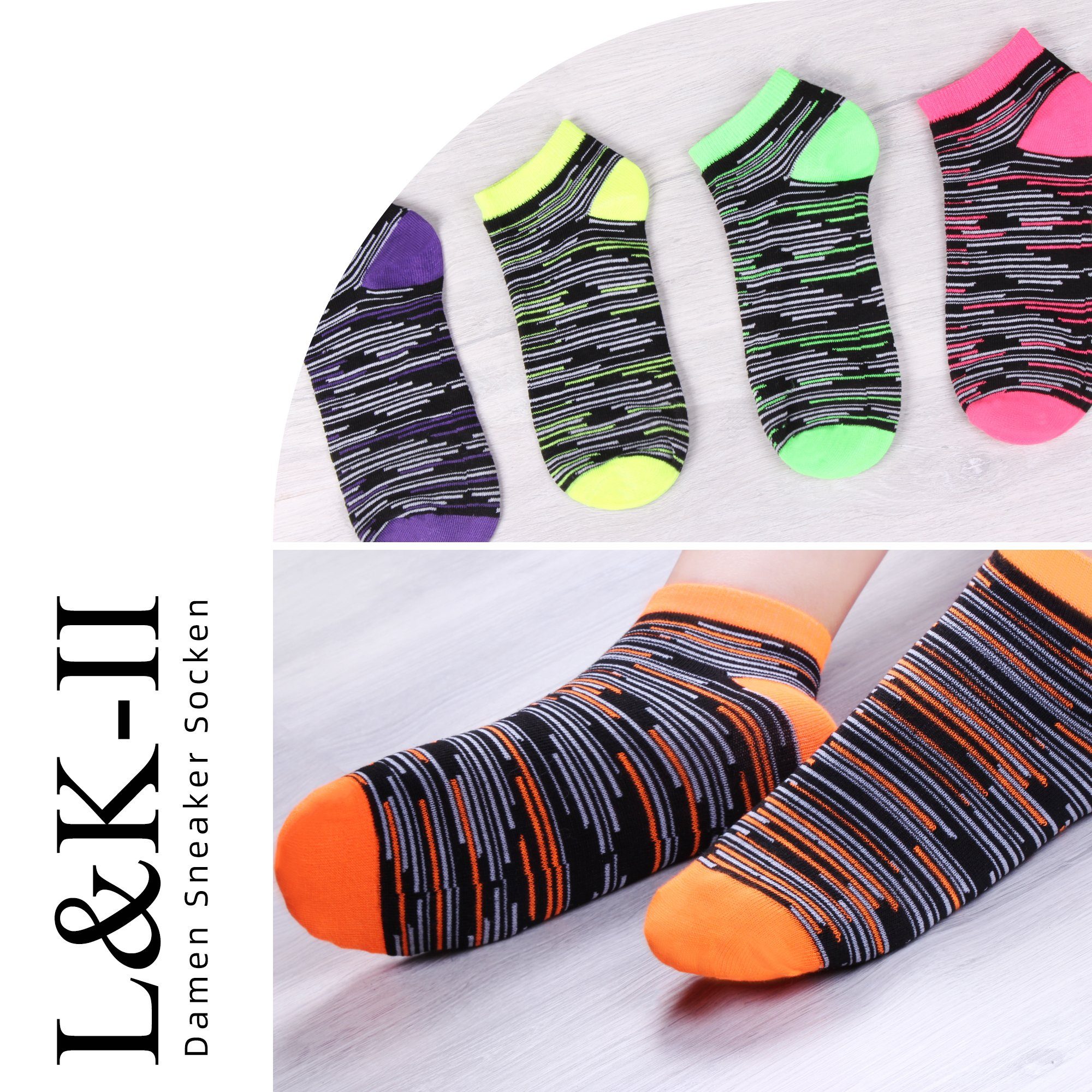 Libella Sneakersocken 92220 (12er-Pack) Sneaker Socken uni Farbe