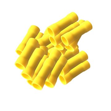 ARLI Crimpzange ARLI Handcrimpzange 0,5 - 6 mm² - Crimpzange Presszangen Zange + 50 x Stossverbinder gelb 4 - 6 mm²