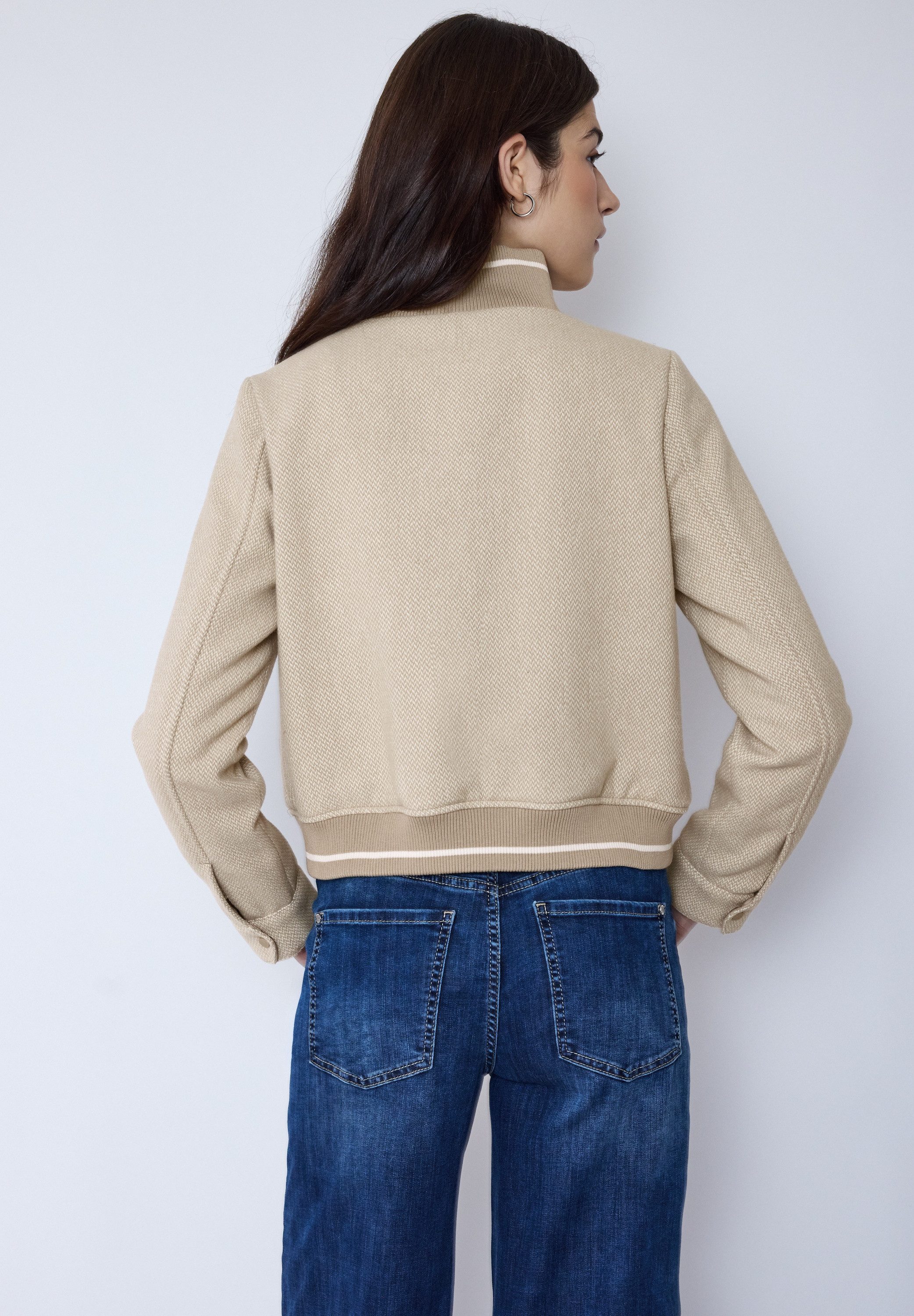 STREET ONE STUDIO Cargojacke mit College-Style Details